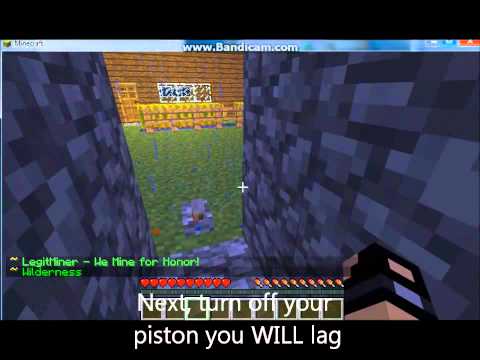 (1.2.5)Minecraft Multiplayer sand-gravel ELEVATOR!