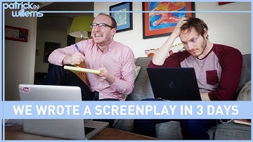 WE WROTE A SCREENPLAY IN 3 DAYS