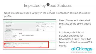 Coordinated Entry System Referral  Need Status Webinar