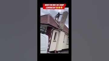 Cheap Contractors ☹️🫣😢😭#video #reels #roofing #trending #work #roofers #tiktok #roofs #fails