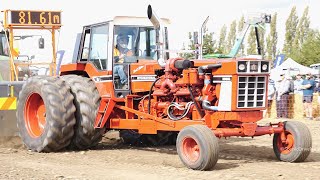 Tractor Pulling  800hp V16 Detroit Powered International Harvester 1086 doing a Full Pull