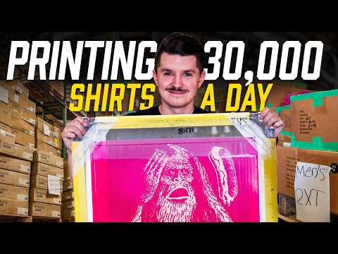 Behind the Scenes of High Volume Screen Printing at Pacific Sportswear