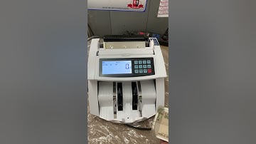Albertson Currency Counting Machine Operating video