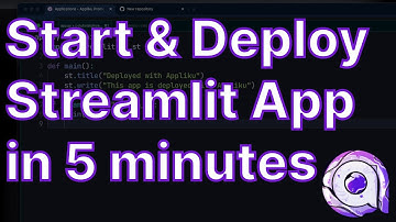 Streamlit Tutorial: start and deploy on your own server
