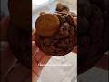 Chocolate biscoff cookies added to my menu 😋 #cookies #chocolatecookies #biscoff #baking #ytshorts