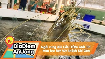 Ngồi rung đùi CÂU TÔM GIẢI TRÍ trào lưu hot hút khách Sài Gòn | Địa điểm ăn uống