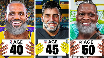 Scoring With The OLDEST Player In EVERY Sport!