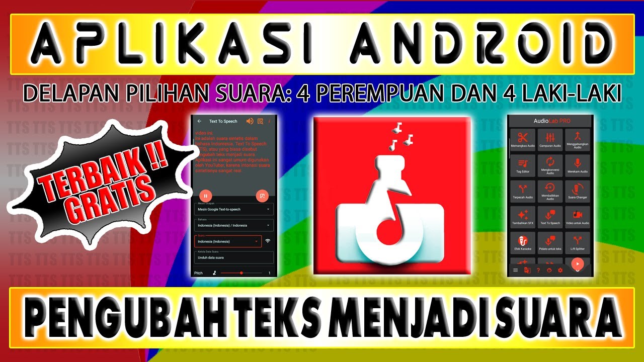 Aplikasi Android Pengubah Teks Menjadi Suara | Vocalizer | Text To