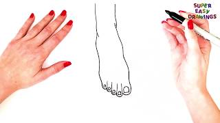 How To Draw Feet Step By Step | Feet Drawing EASY | Super Easy Drawing Tutorials How To Draw Feet Step By Step | Feet Drawing EASY | Super Easy Drawing Tutorials