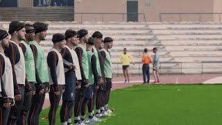 Recording motion capture data for a full soccer team using Xsens