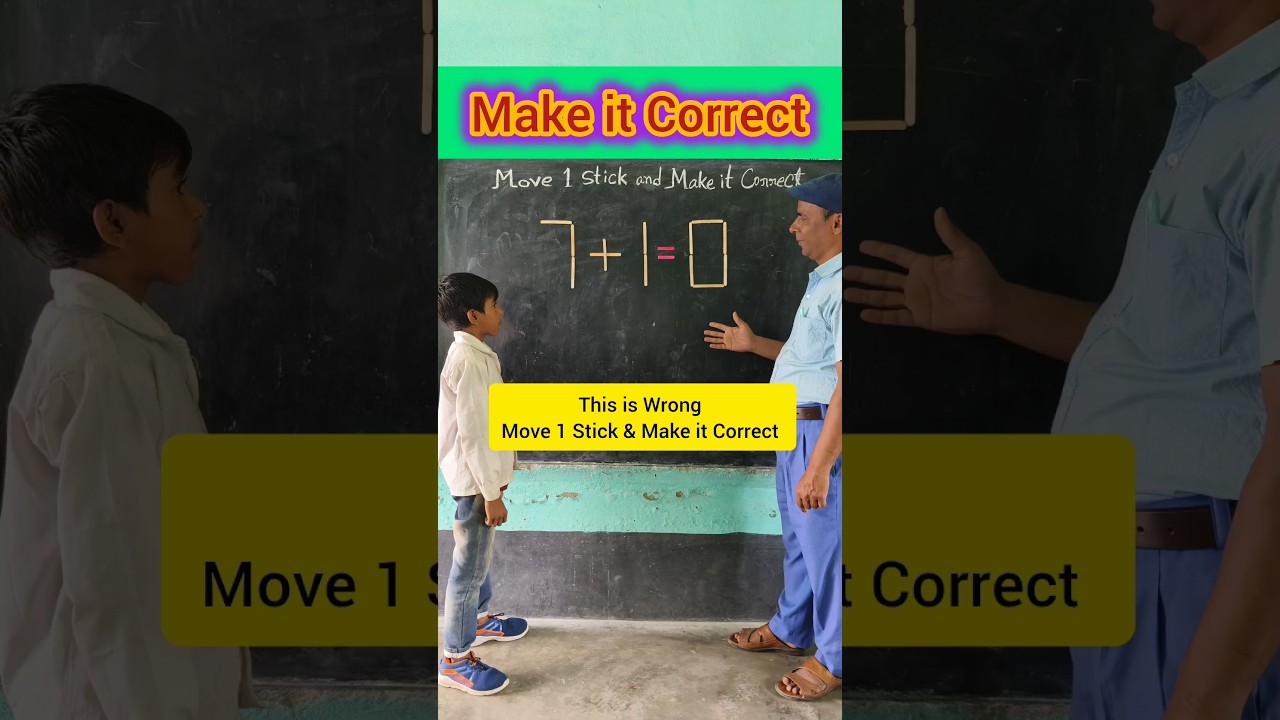 Make it Correct 🤯 innovative ideas #short #education #maths #school #students #ytshorts #trending
