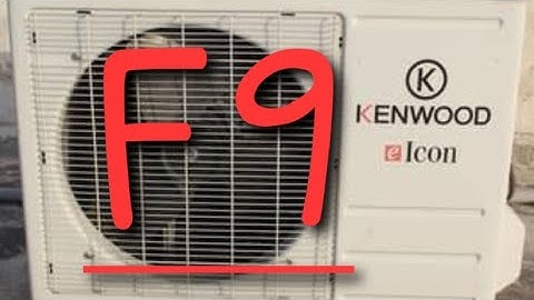 KENWOOD DC INVERTER AC F9 ERROR CODE #169