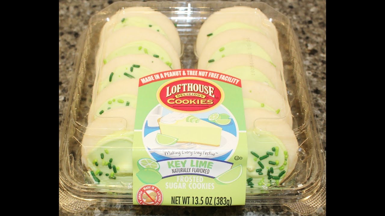 Lofthouse Delicious Cookies Key Lime Frosted Sugar Cookies Review