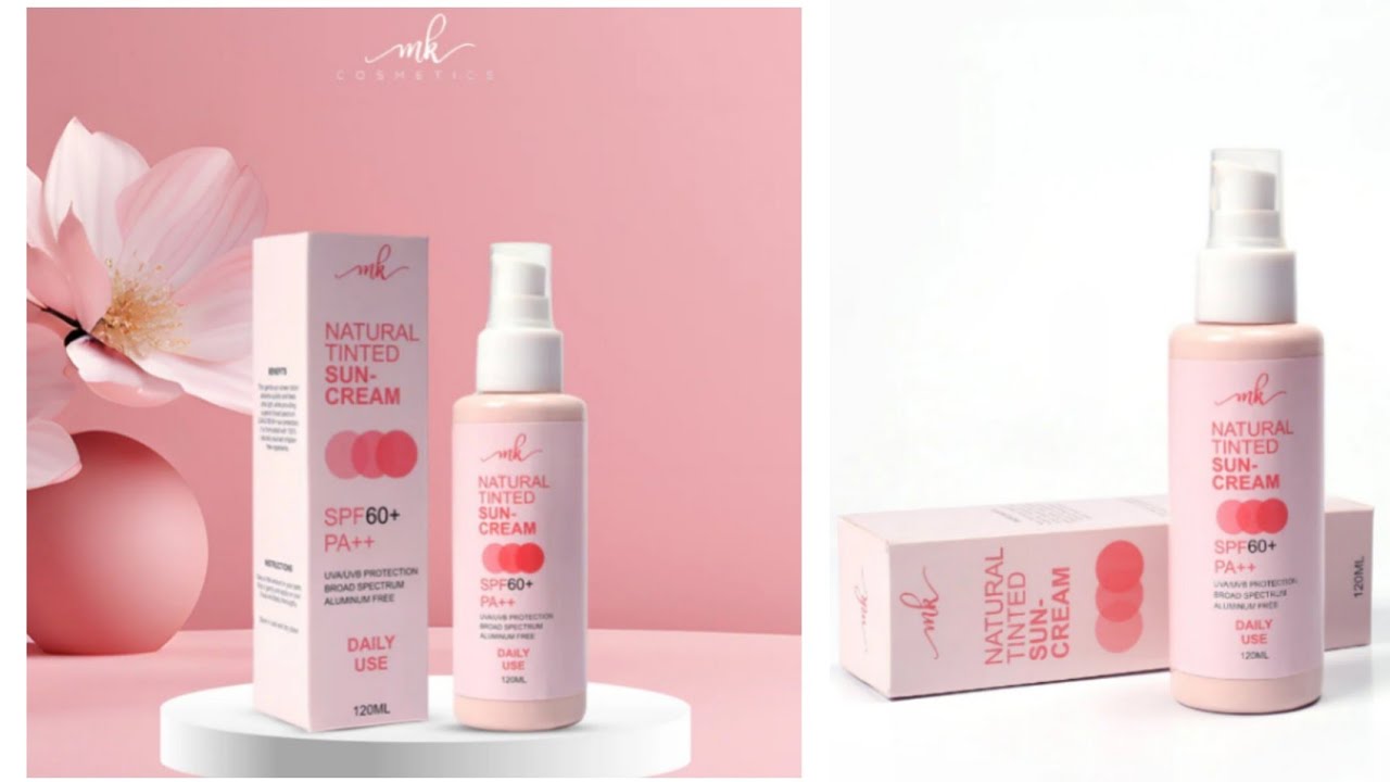 BEST sunscreen for glowing skin | MK COSMETICS TINTED SUN-CREAM REVIEW ✨