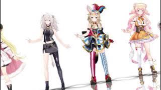 【Hololive MMD】Crab Rave ( New released models )