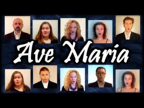 Ave Maria Angelus Domini (Franz Biebl) - A Virtual Choir Multitrack