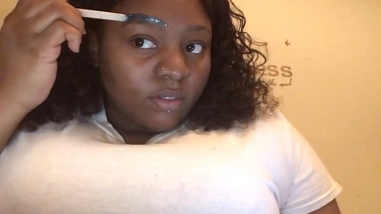 Waxing My Eyebrows YouTube