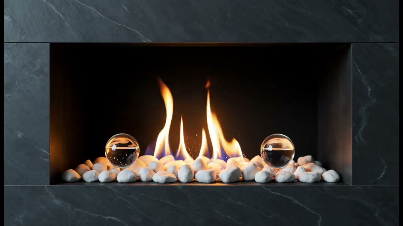 🔥 9 Hours Crackling Fireplace (Dark Screen) | Cozy Fire for Deep Sleep