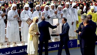 المقدم دحمان حسناوي 🥇 🏆 يتوج بالجائزة الكبرى للتبوريدة المغربية بمعرض الفرس بالجديدة  2022 tbourida