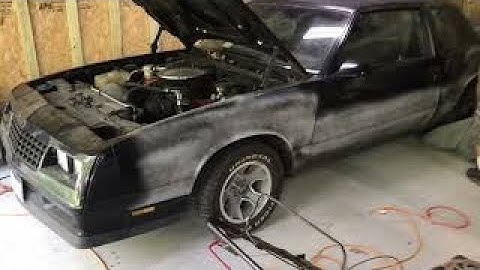 86 Monte Carlo SS with a Corvette LT1 engine