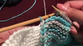 Joining 10stitch knit blocks