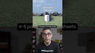 Kitne 500 ke note aapke NET WORTH ke BARABAR HAIN? | Ankur Warikoo #shorts