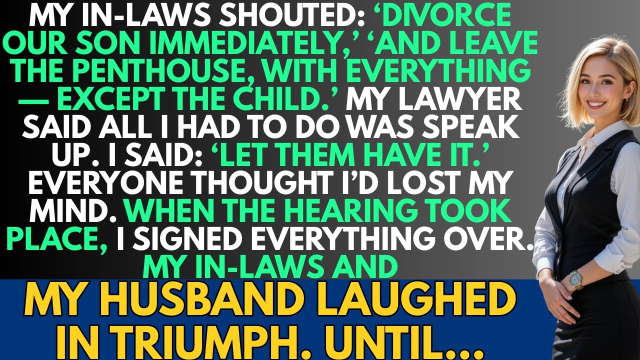 My in laws took everything in the divorce — but they had no idea about one thing, and…