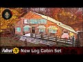 FALLOUT 76 | Log Cabin Camp Build - (New Building Set)