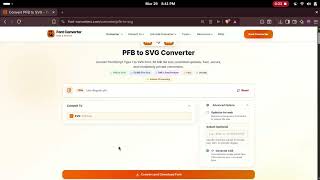 PFB to SVG Conversion in 1 Minute ⚡ Fast &amp; Easy Font Converter Tutorial