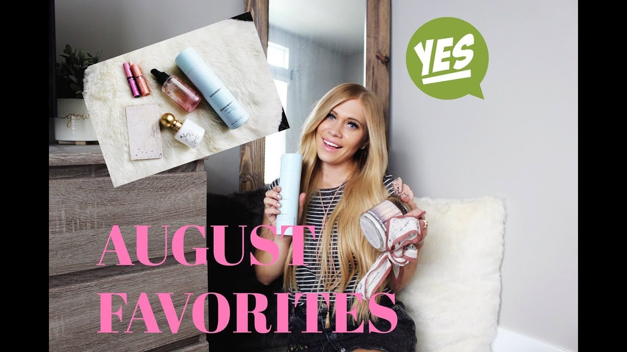 AUGUST FAVORITES | BEAUTY AND HAIR PRODUCTS