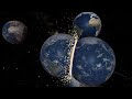 Multiverse Earths Collide with Earth - Universe Sandbox