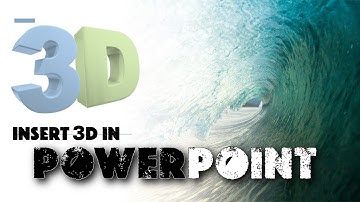 How to Insert 3D model, shapes & objects to PowerPoint presentation - ppt animation tutorial