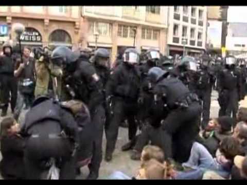 \"დაიკავე ფრანკფურტის\" დემონსტრაცია