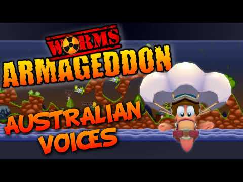 All Australian Voice Clips • Worms Armageddon • All Voice Lines • Funny