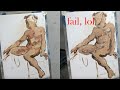 copying Michelangelo paintings