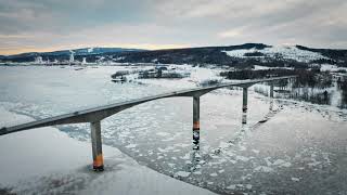 Drönarfilm - Alnöbron, Sundsvall