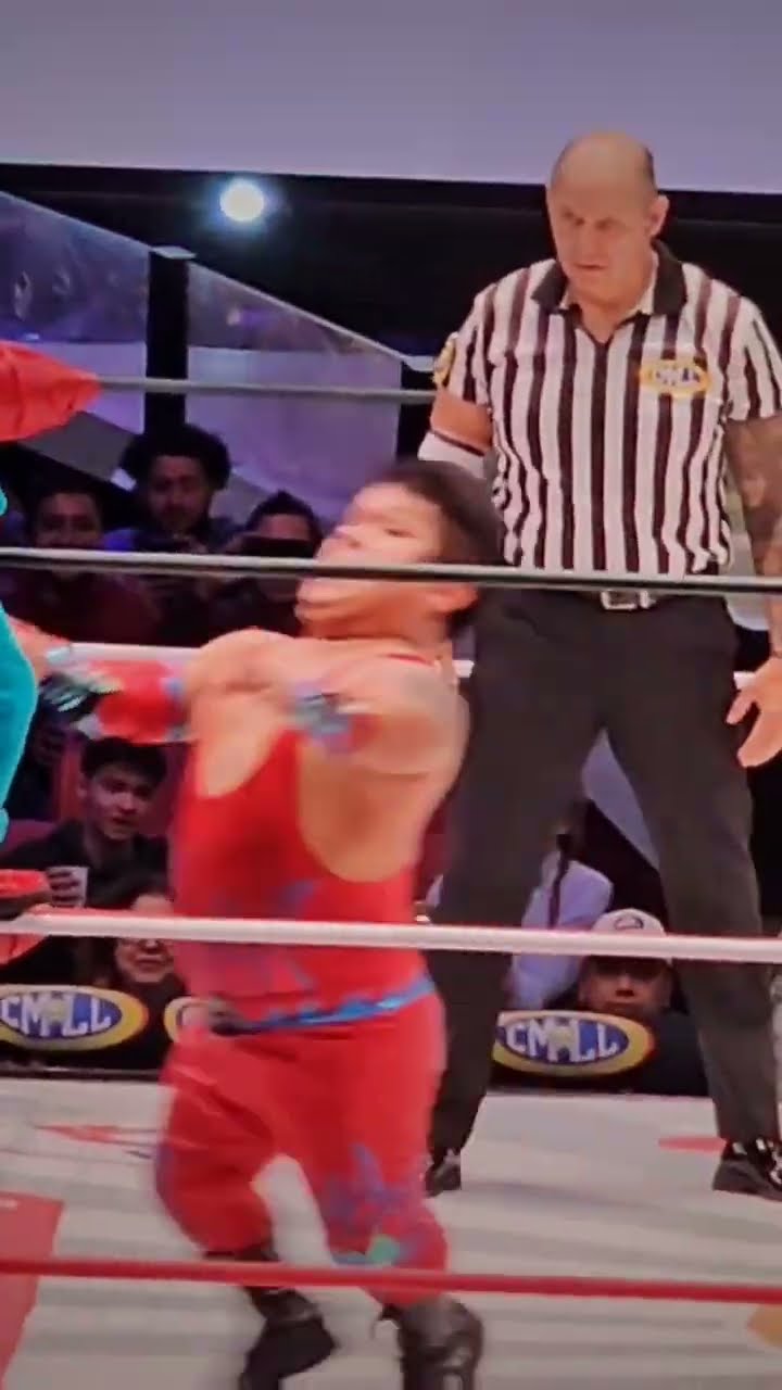Triunfo de Kemonito y Tengu ante Kemalito y Chamuel en la Arena México.