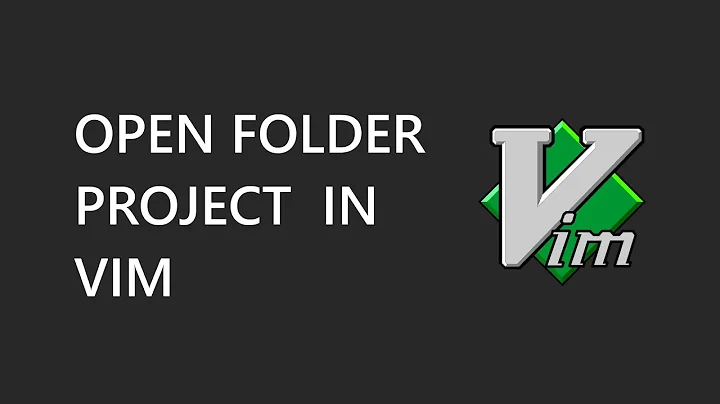 open folder project in gui vim from command prompt windows