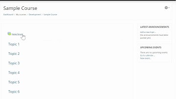 Using the News Forum - (Moodle 3.2)