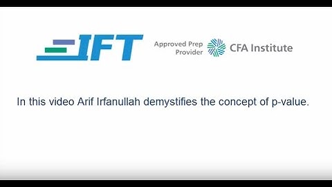 Level I CFA p-Value Demystified