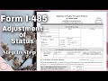 How to Fill out Form I-485 ( ADJUSTMENT OF STATUS 2020) ENGLISH | JhenCabralTV