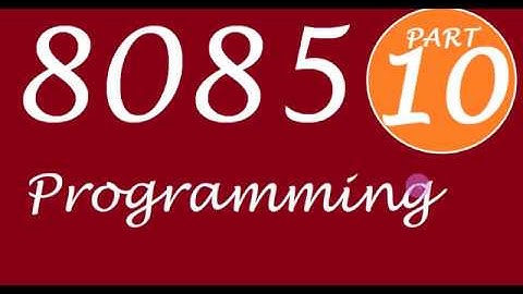 10. Program Status word in simulator 8085 microprocessor