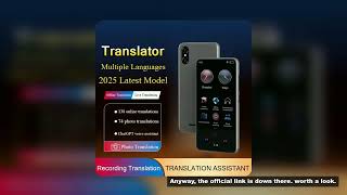 Language Translator Device Support 138 Traductor De Idiomas En Tiempo Real Translation AI Translator