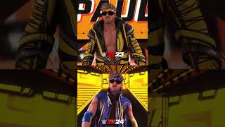 WWE 2K23 vs  WWE 2K24 LOGAN PAUL ENTRANCE #shots #wwe2k24 #loganpaul