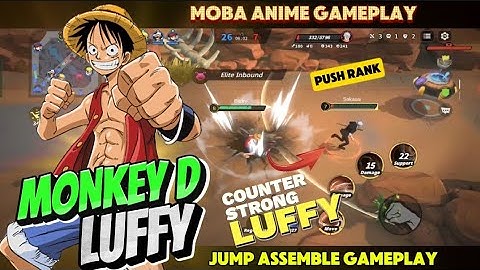HOW TO EASILY COUNTER STRONG FIGHTER HEROES USING MONKEY D.LUFFY🔥- JUMP ASSEMBLE GAMEPLAY