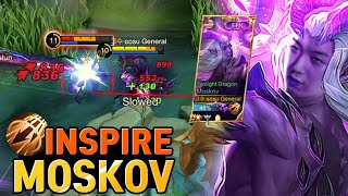 Gosu General Picked Moskov with Inspire in Mythical Glory Rank | Mobile Legends