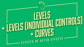 Levels + Levels (Individual Controls) + Curves | Effects of After Effects