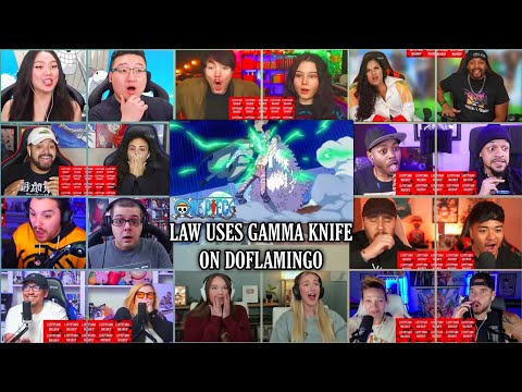 Law Uses Gamma Knife On Doflamingo Reaction Mashup | One Piece Episode 722