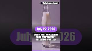 🥛 Anubis ransomware hits Coca-Cola's Fairlife, threatens data leak 🥛
