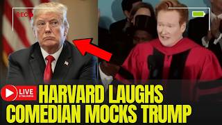 LIVE: Comedian Conon O'Brien Brutally MOCKS Trump At Harvard Like Never Before |  USA | America